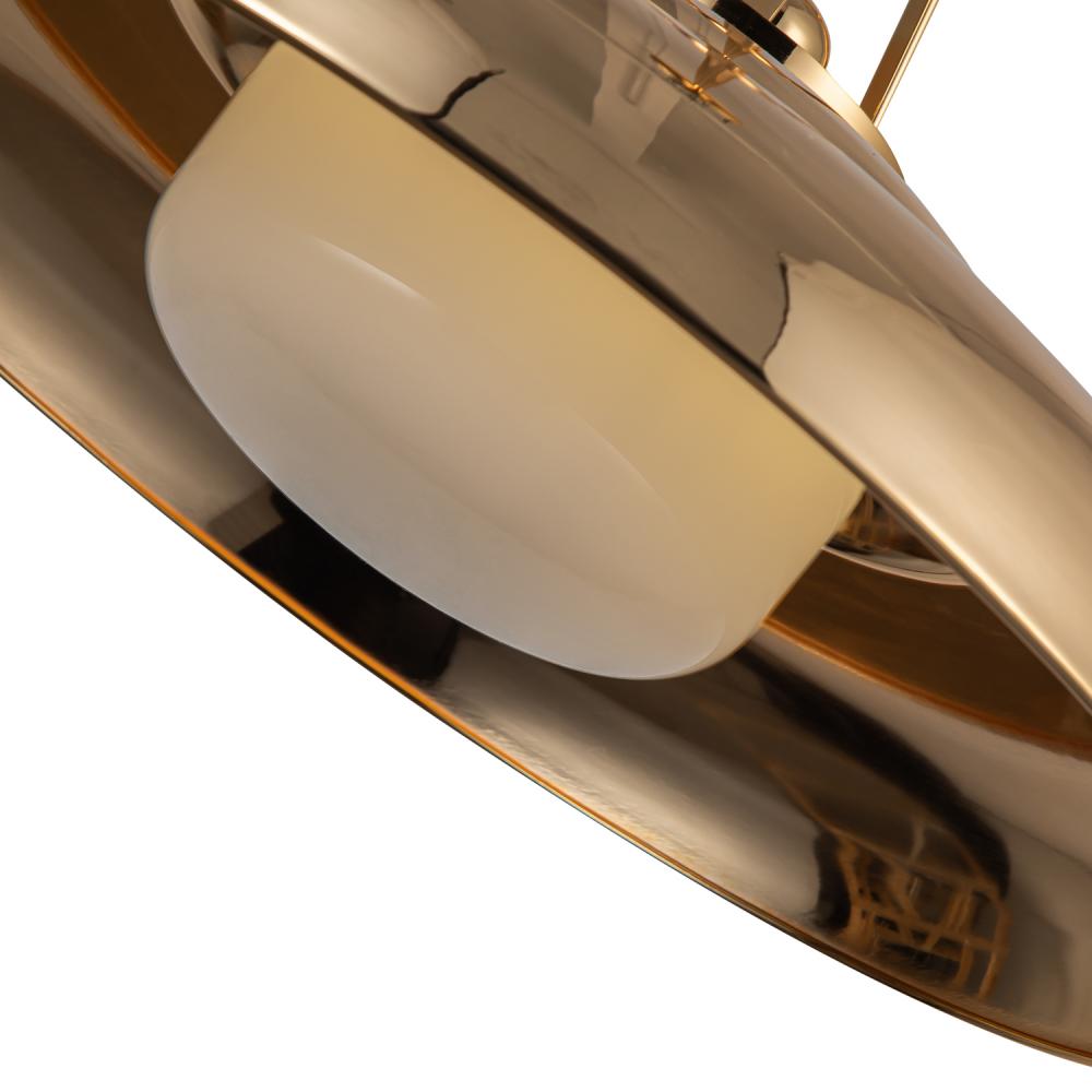 ALORA Lighting PD344020PBGO Pendant, 1 Light, Polished Brass/Glossy Opal