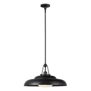 ALORA Lighting PD344020UBGO Pendant, 1 Light, Attributes: Urban Bronze/Glossy Opal