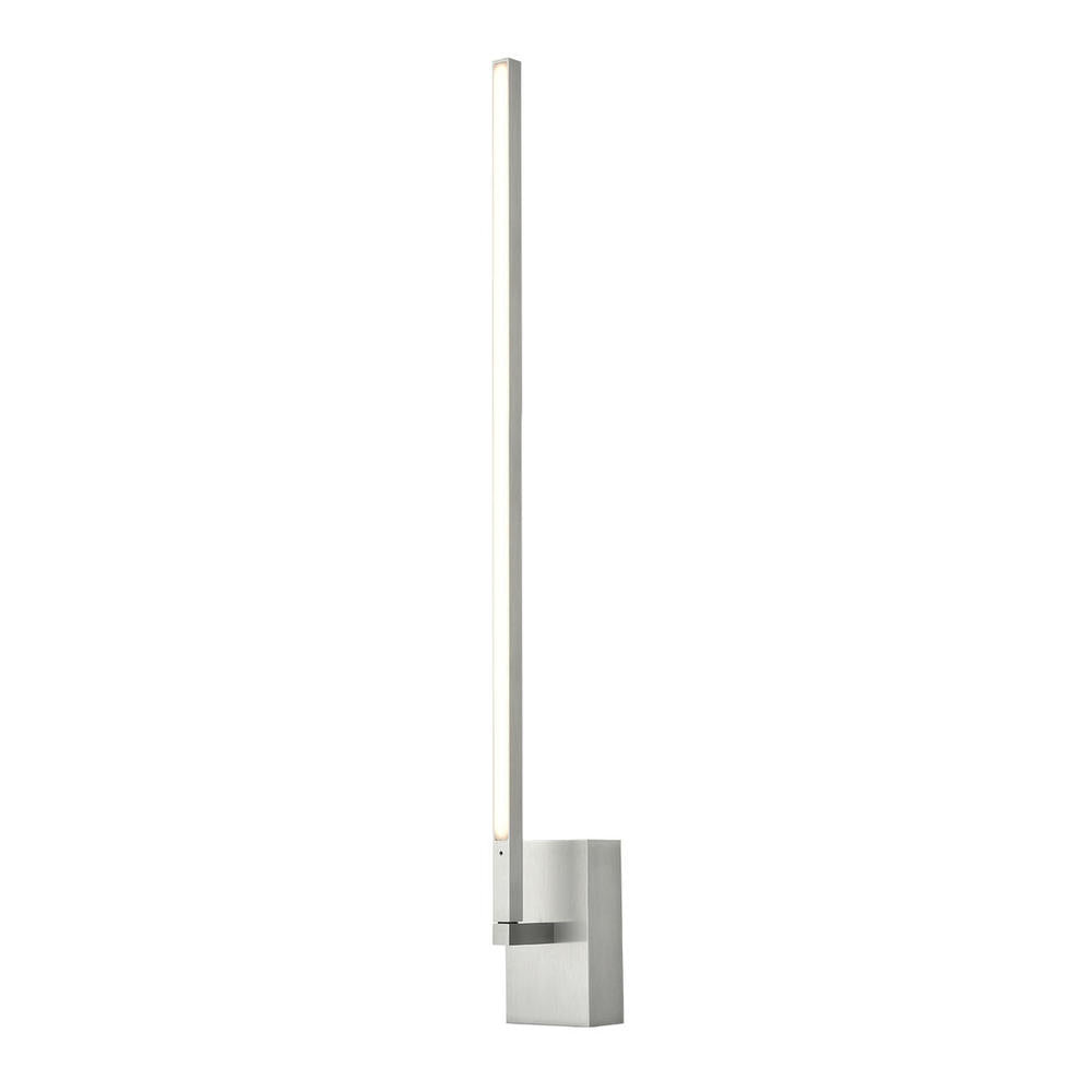 Kuzco Lighting WS25125 Wall Sconce, UL Damp Rated, Brushed Nickel