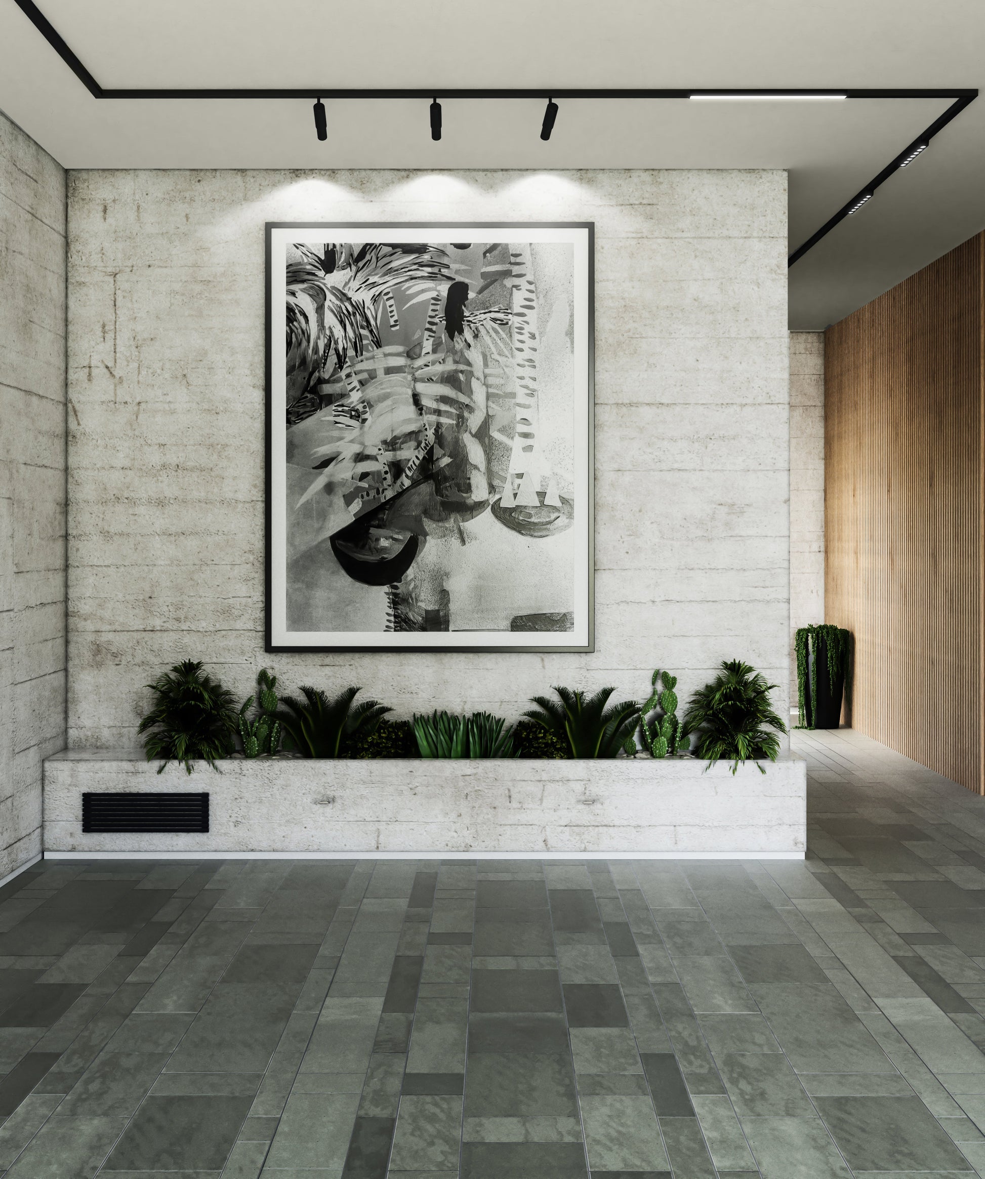 Kuzco Lighting TRS25925-BK Track Directional Light, Adjustable, Black