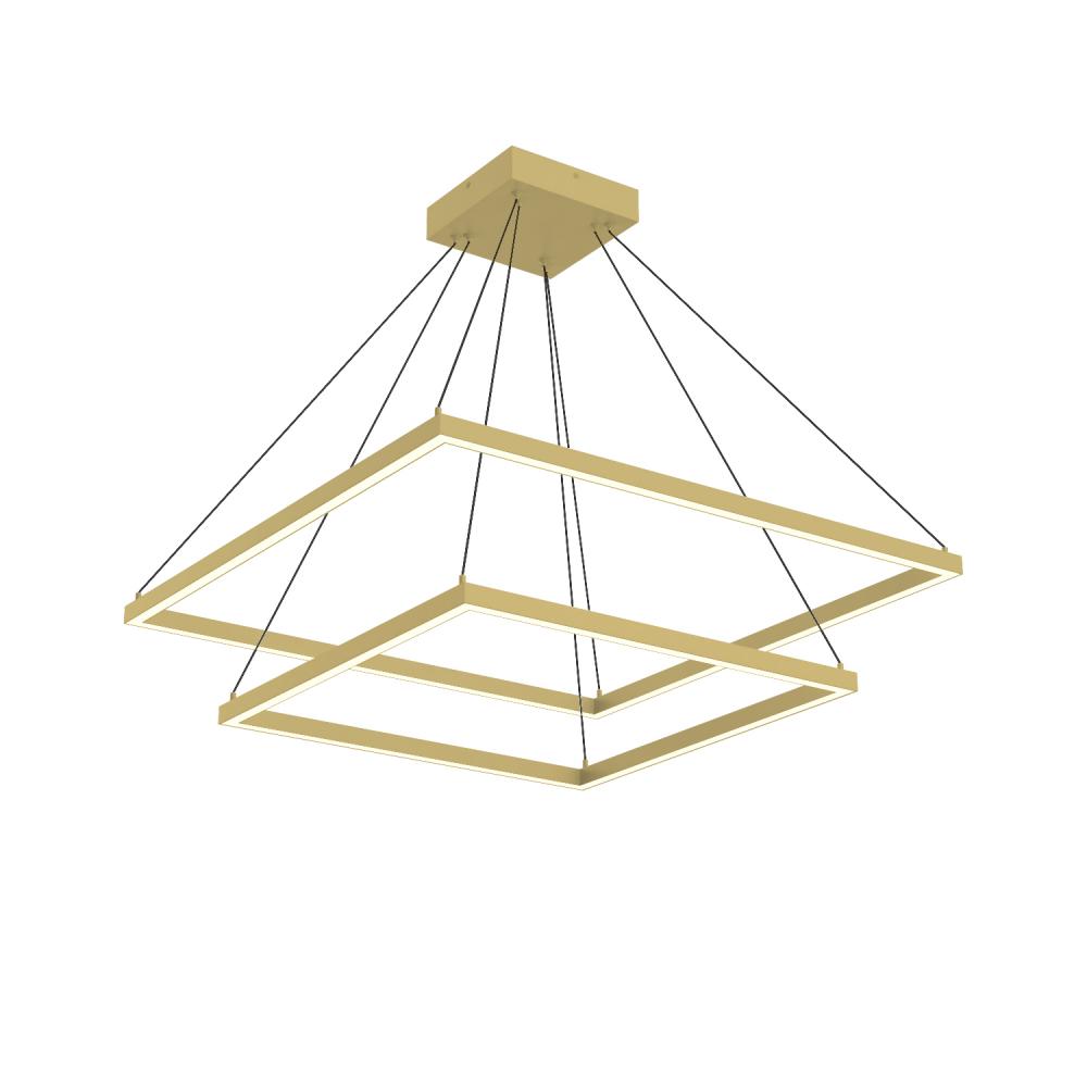 Kuzco Piazza CH88232-BG LED Chandelier, UL Rated, Brushed Gold