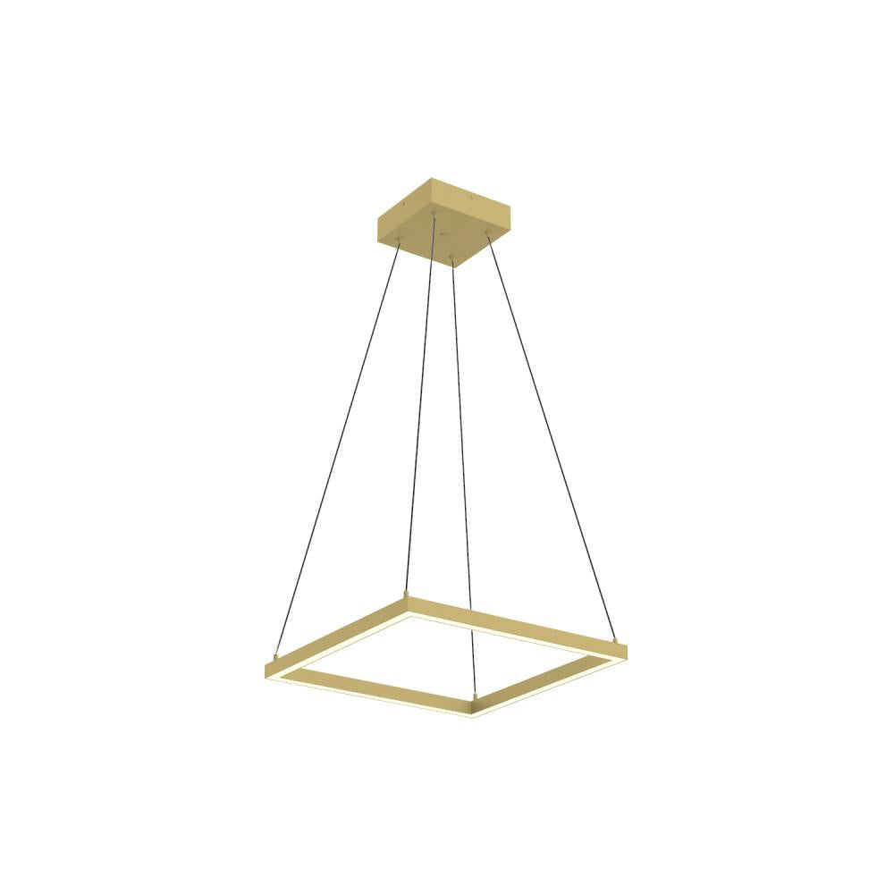 Kuzco Piazza PD88118-BG Pendant Light Fixture, UL Damp Rated, Brushed Gold