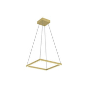 Kuzco Piazza PD88118-BG Pendant Light Fixture, UL Damp Rated, Brushed Gold