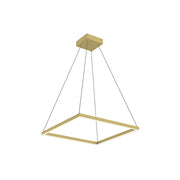 Kuzco Piazza PD88124-BG Pendant Light Fixture, LED, Brushed Gold