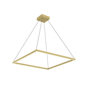 Kuzco Lighting PD88132-BG Piazza 32-in LED Pendant, UL Listed, Brushed Gold