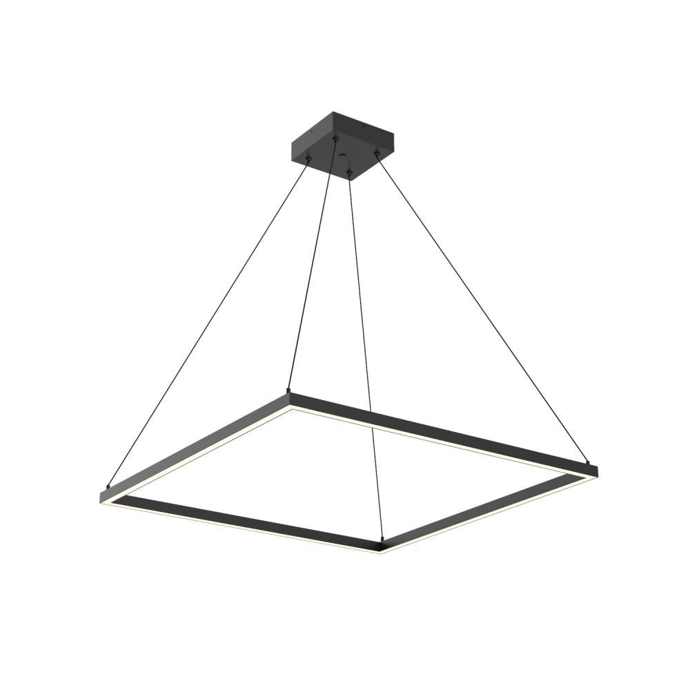 Kuzco Piazza PD88132-BK Pendant Light Fixture, UL Damp Rated, Black