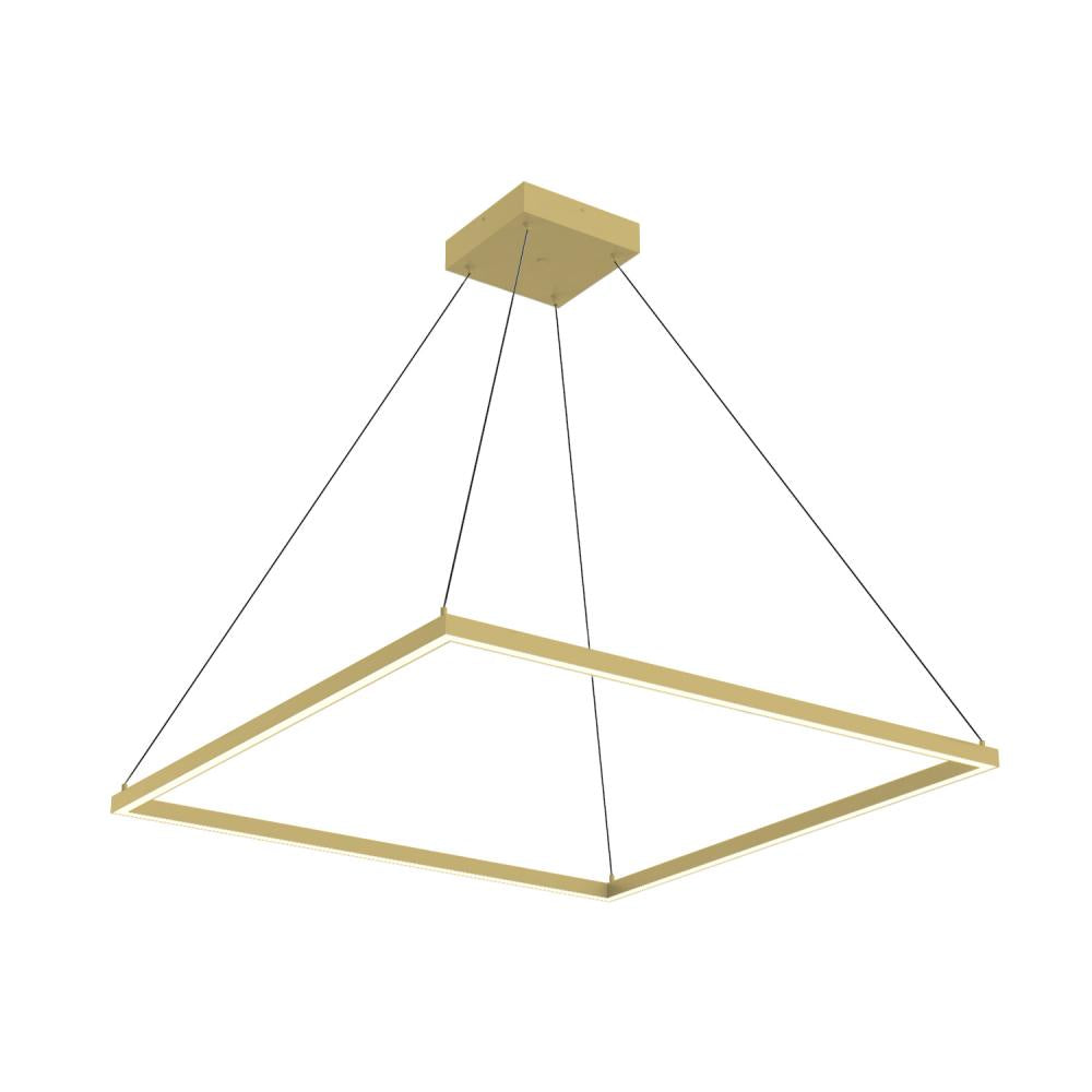 Kuzco Piazza PD88136-BG Pendant, UL Damp Rated, Brushed Gold