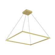 Kuzco Piazza PD88136-BG Pendant, UL Damp Rated, Brushed Gold