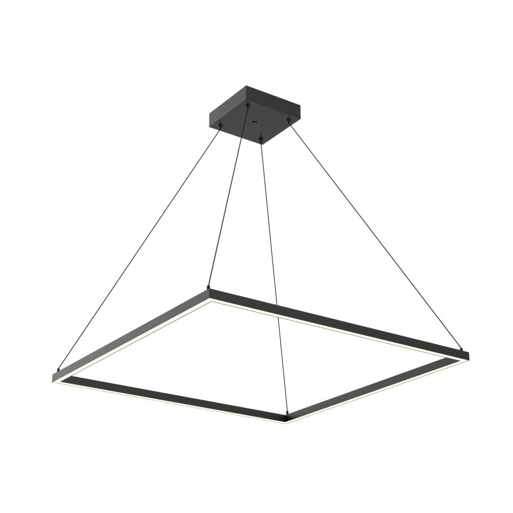Kuzco Piazza PD88136-BK Pendant, 36-in Black LED, Matte Powder Coated