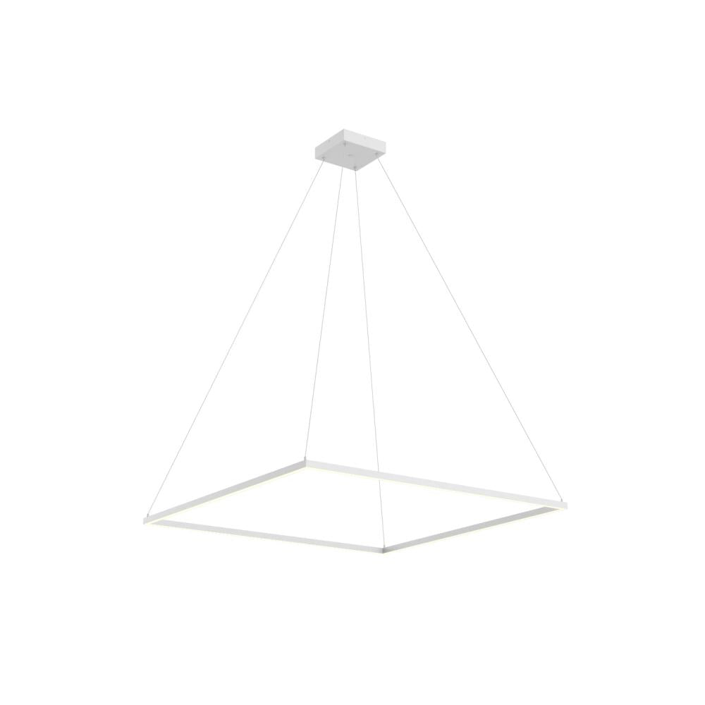 Kuzco Piazza PD88148-WH Pendant Light Fixture, UL Damp Rated, White