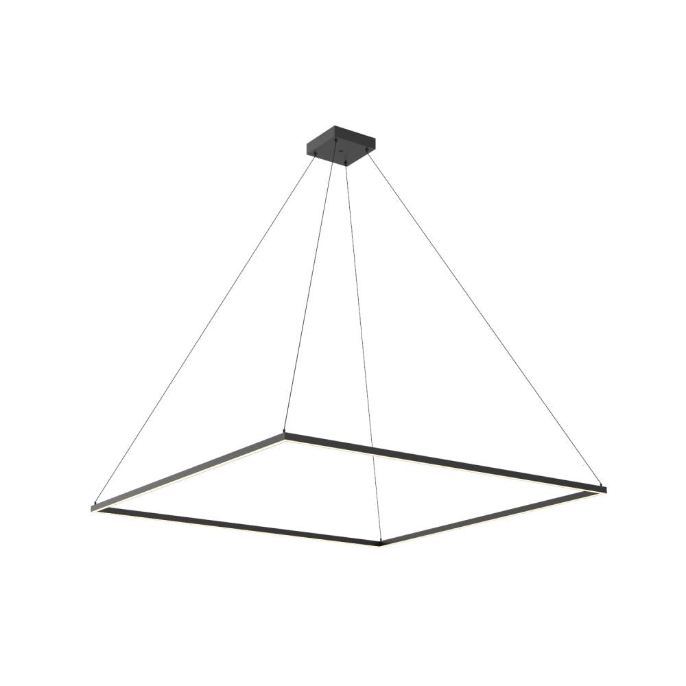 Kuzco Piazza PD88160-BK Pendant Light Fixture, UL Damp Rated, Black