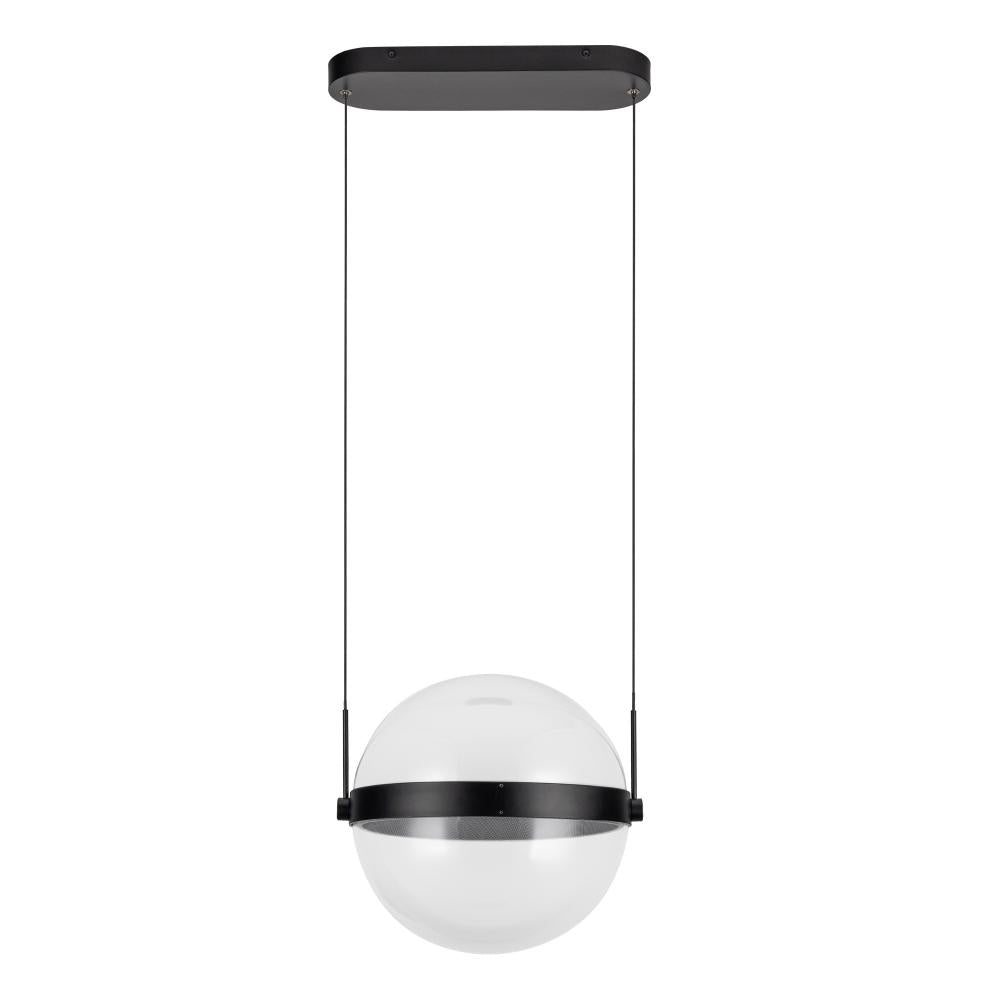 Kuzco Pisces PD75912-BK/LG-3CCT Pendant, LED, Black/Light Guide