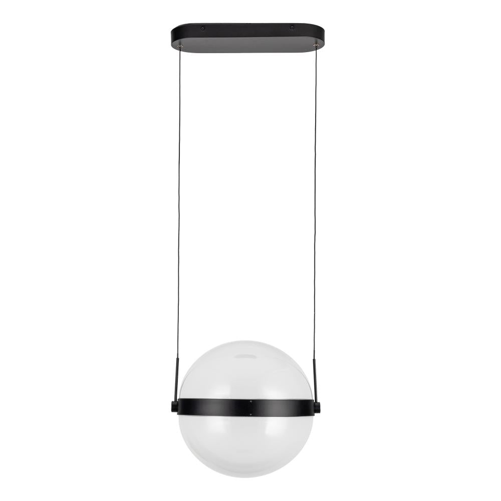 Kuzco Pisces PD75912-BK/LG-3CCT Pendant, LED, Black/Light Guide