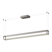 Kuzco Lighting LP45560-BN-UNV Linear Pendant, UL Damp Rated, Brushed Nickel