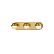 Kuzco Pluto VL47321-BG Vanity Light Fixture, UL Damp Rated, Brushed Gold
