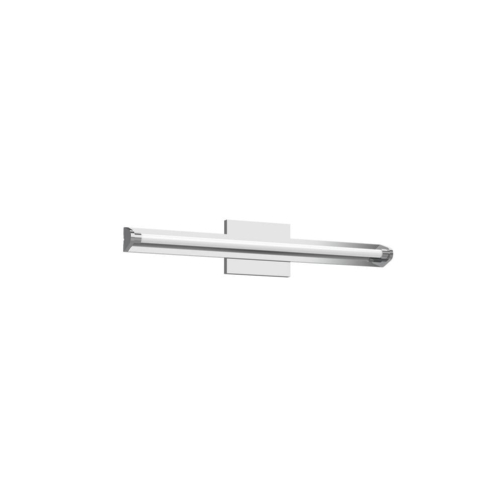 Kuzco Plymouth VL60624-CH Vanity Light Fixture, UL Damp Rated, Chrome