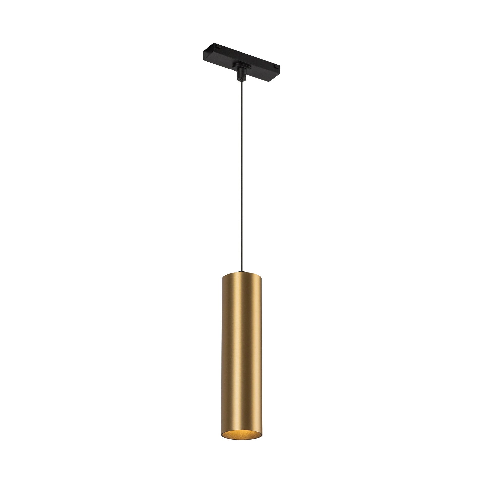 Kuzco Lighting TRP71602-BG Remuda 3-in Track Pendant, UL Damp Rated, Brushed Gold
