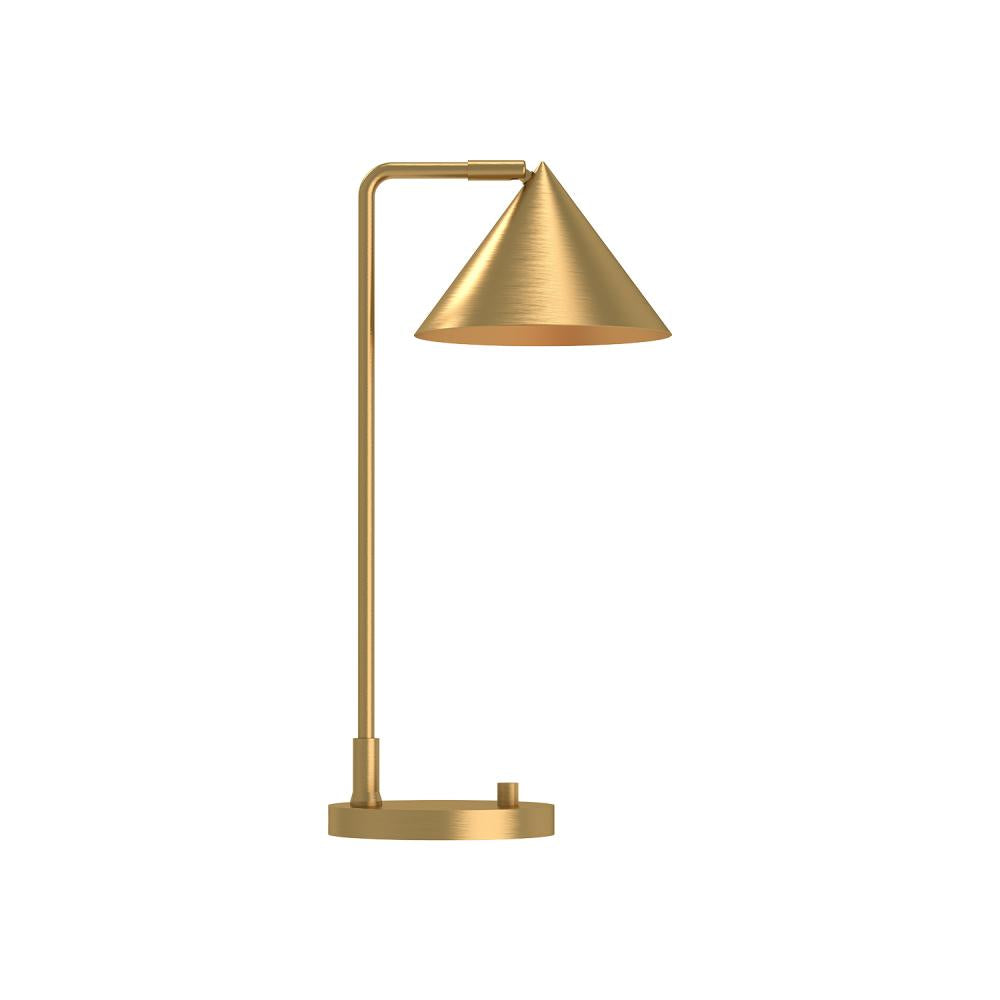 ALORA MOOD Lighting TL485020BG Table Lamp, 1 Light, Brushed Gold