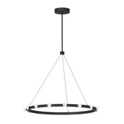 Kuzco Rezz PD63428-BK Pendant Light Fixture, UL Damp Rated, Black