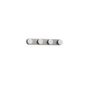 Kuzco Rezz VL63416-BN Vanity Light Fixture, UL Damp Rated, Brushed Nickel