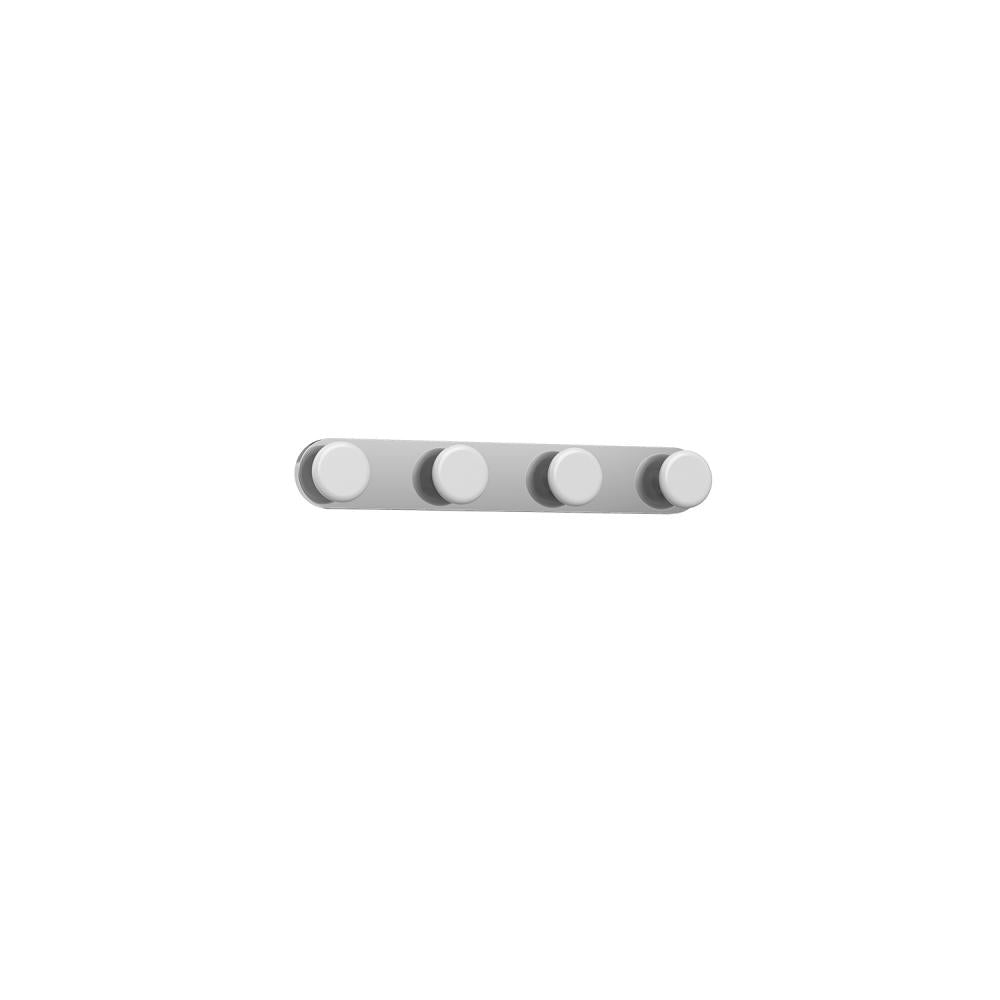 Kuzco Rezz VL63416-CH Vanity Light Fixture, UL Damp Rated, Chrome