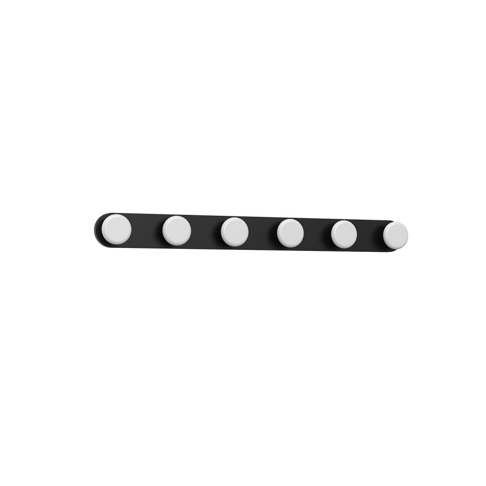 Kuzco Rezz VL63425-BK Vanity Light Fixture, UL Damp Rated, Black