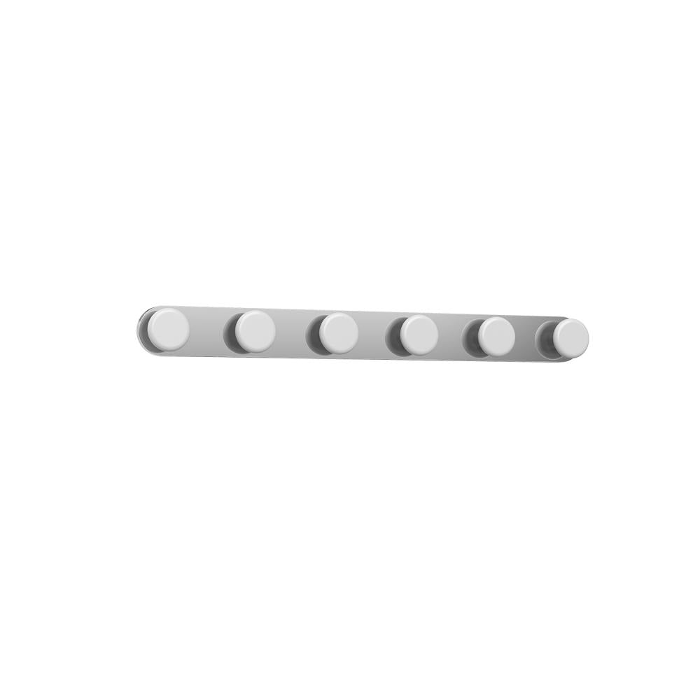 Kuzco Rezz VL63425-CH Vanity Light Fixture, UL Damp Rated, Chrome