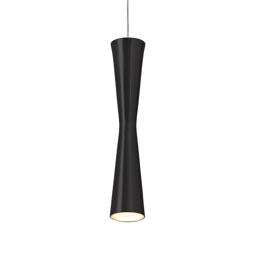 Kuzco Lighting Robson 12-in Black LED Pendant, UL Damp Rated, Black