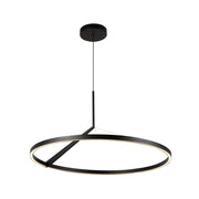 Kuzco Roda PD27731-BK-3WCCT-UNV Pendant Light Fixture, UL Damp Rated, Black