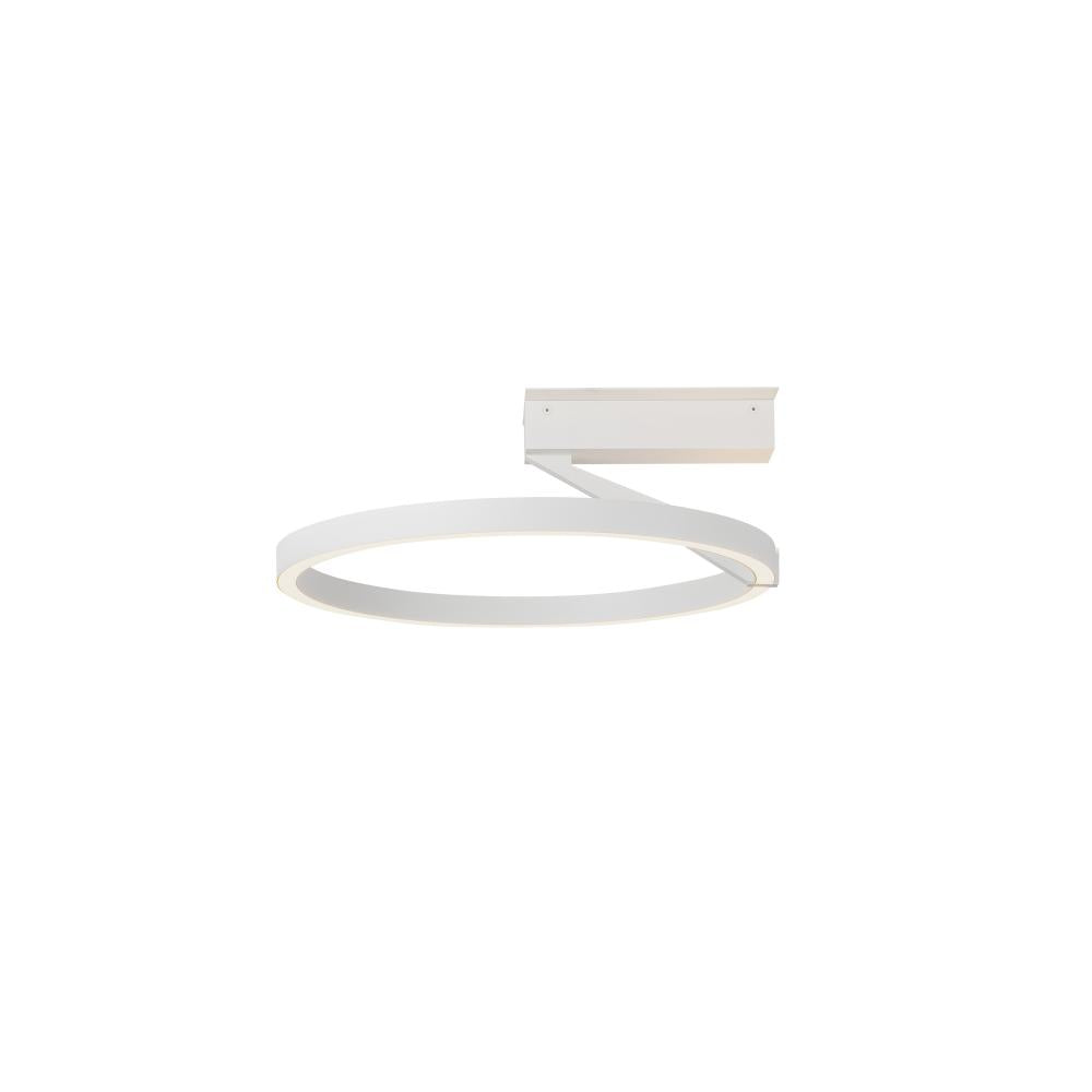 Kuzco Roda SF27716-WH-3WCCT-UNV Semi-Flush Mount, LED, White