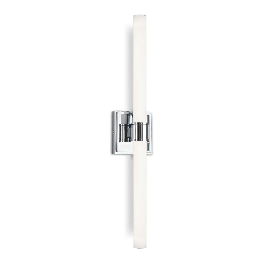 Kuzco Rona VL17024-CH Vanity Light Fixture, UL Damp Rated, Chrome