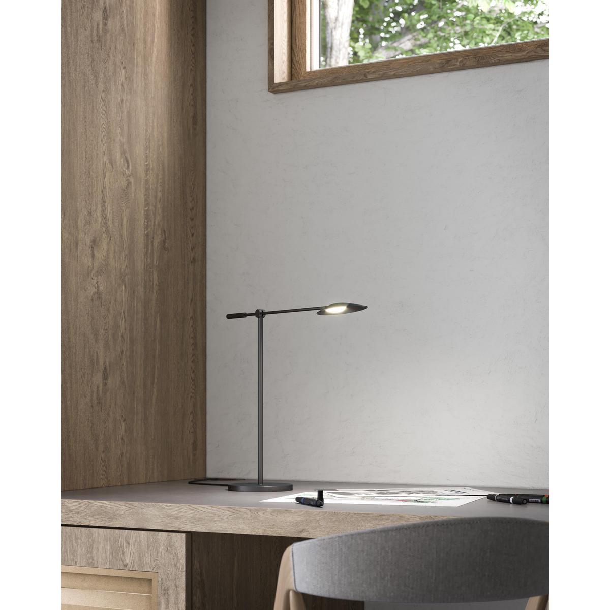 Kuzco Rotaire TL90118-BK Table Lamp, LED, Black