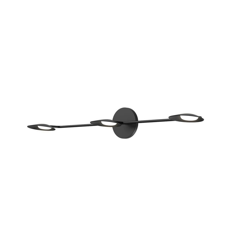 Kuzco Lighting VL90133-BK Vanity Light Fixture, UL Damp Rated, Black