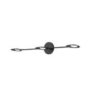 Kuzco Lighting VL90133-BK Vanity Light Fixture, UL Damp Rated, Black