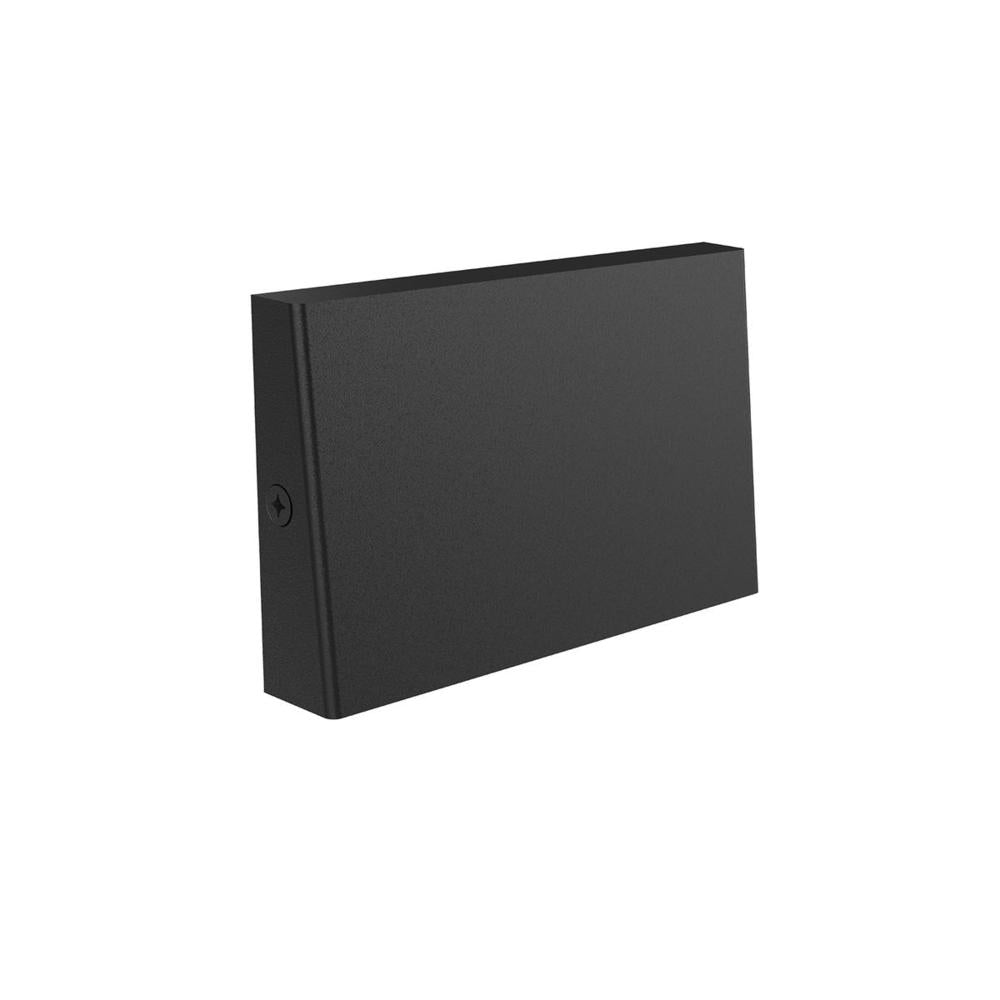 Kuzco Lighting ER30103-BK Roto 3-in LED Exterior Wall/Step Light Fixture, UL Damp Rated, Black