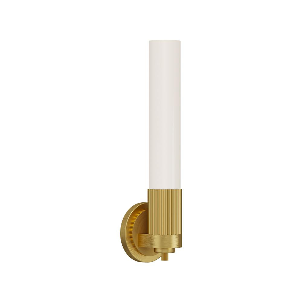ALORA MOOD Lighting WV416101BG Wall/Vanity Light Fixture, UL Damp Rated, Brushed Gold