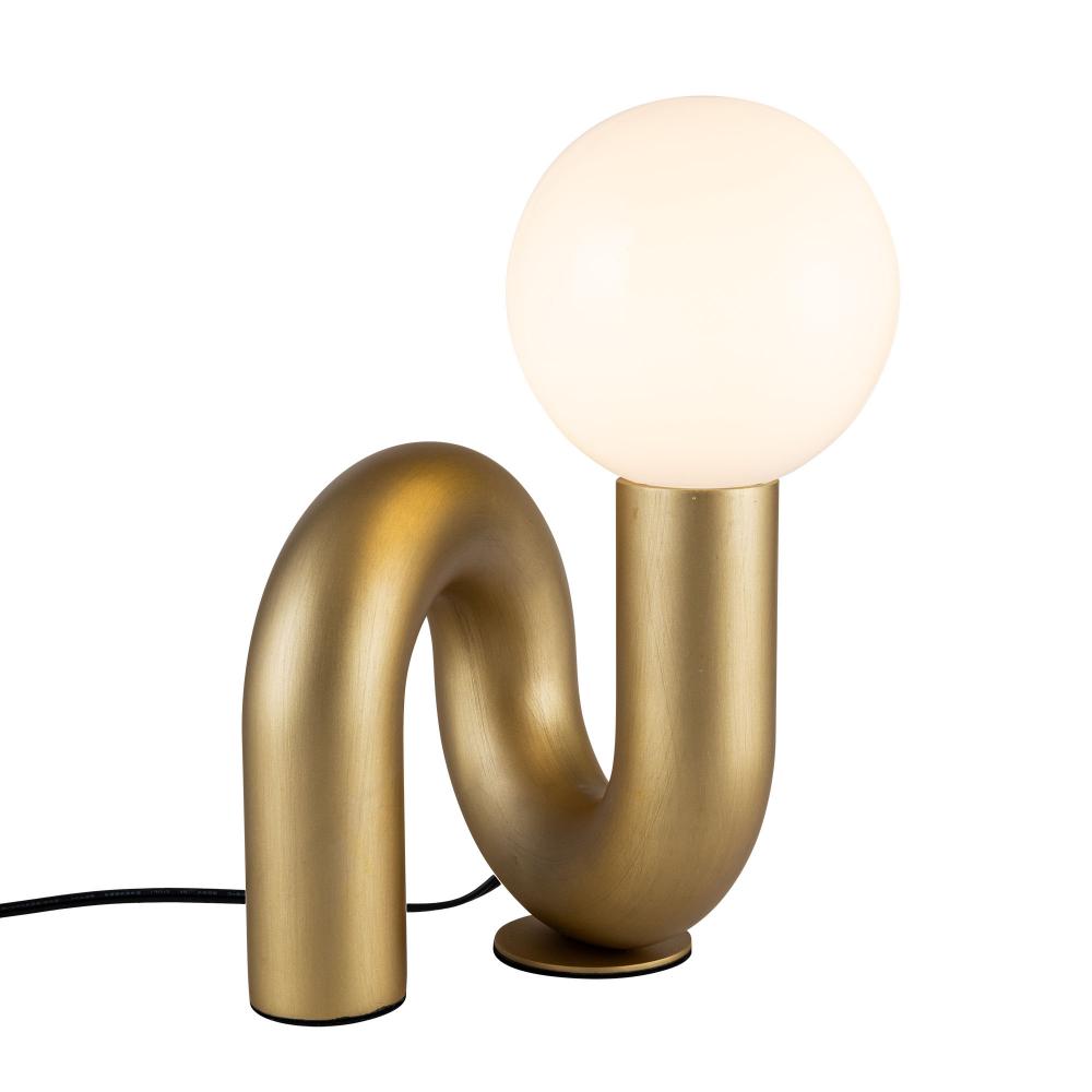 ALORA MOOD Lighting TL420107BG Table Lamp, 40W Watt, Brushed Gold