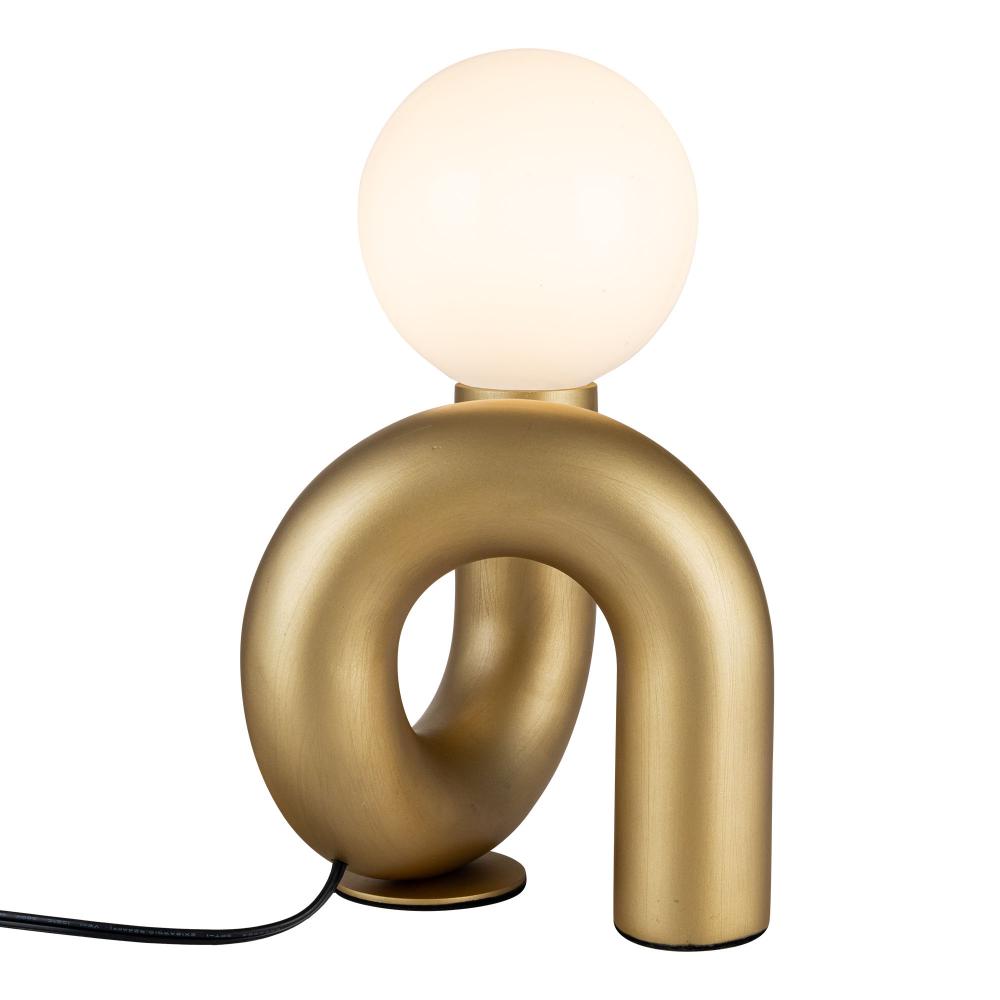 ALORA MOOD Lighting TL420107BG Table Lamp, 40W Watt, Brushed Gold