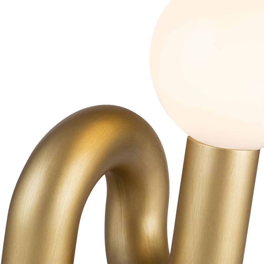 ALORA MOOD Lighting TL420107BG Table Lamp, 40W Watt, Brushed Gold