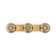 Kuzco Samar VL57532-BG/CP Vanity Light Fixture, UL Damp Rated, Brushed Gold/Copper