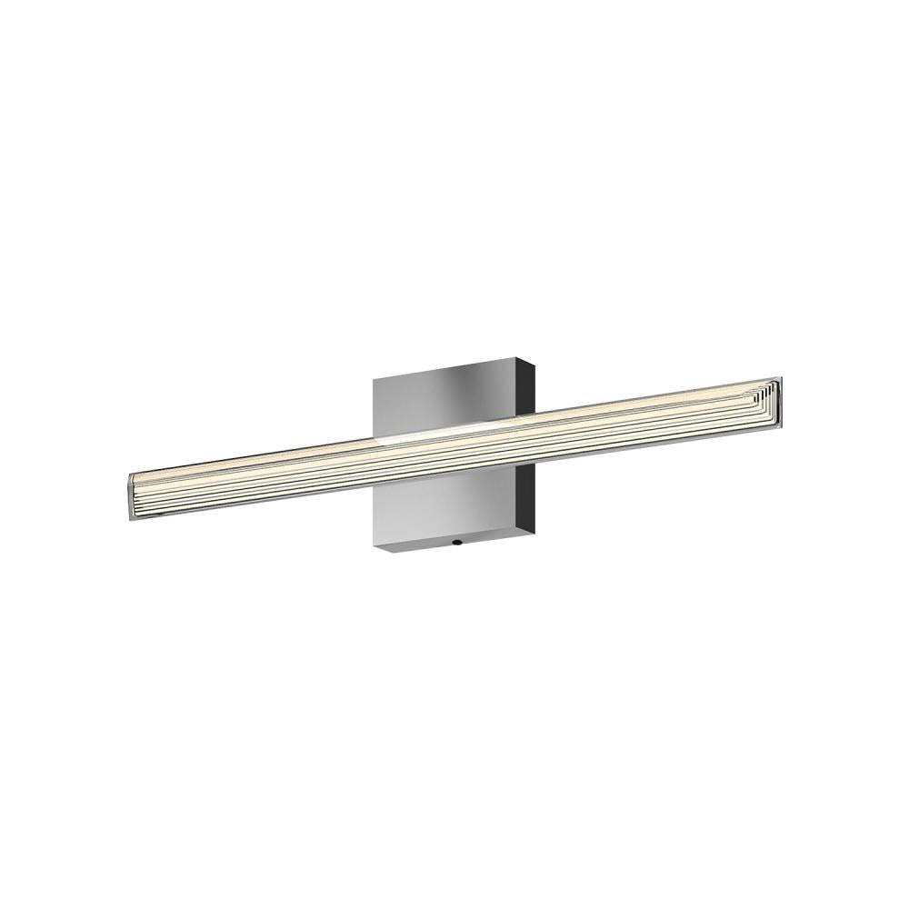 Kuzco Saphir VL27523-CH Vanity Light Fixture, UL Damp Rated, Chrome