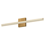 Kuzco Saphir VL27534-BG Vanity Light Fixture, UL Damp Rated, Brushed Gold