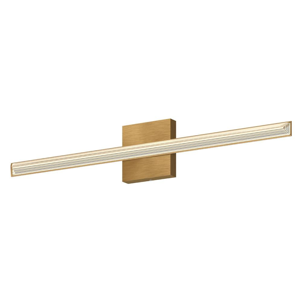 Kuzco Saphir VL27534-BG Vanity Light Fixture, UL Damp Rated, Brushed Gold
