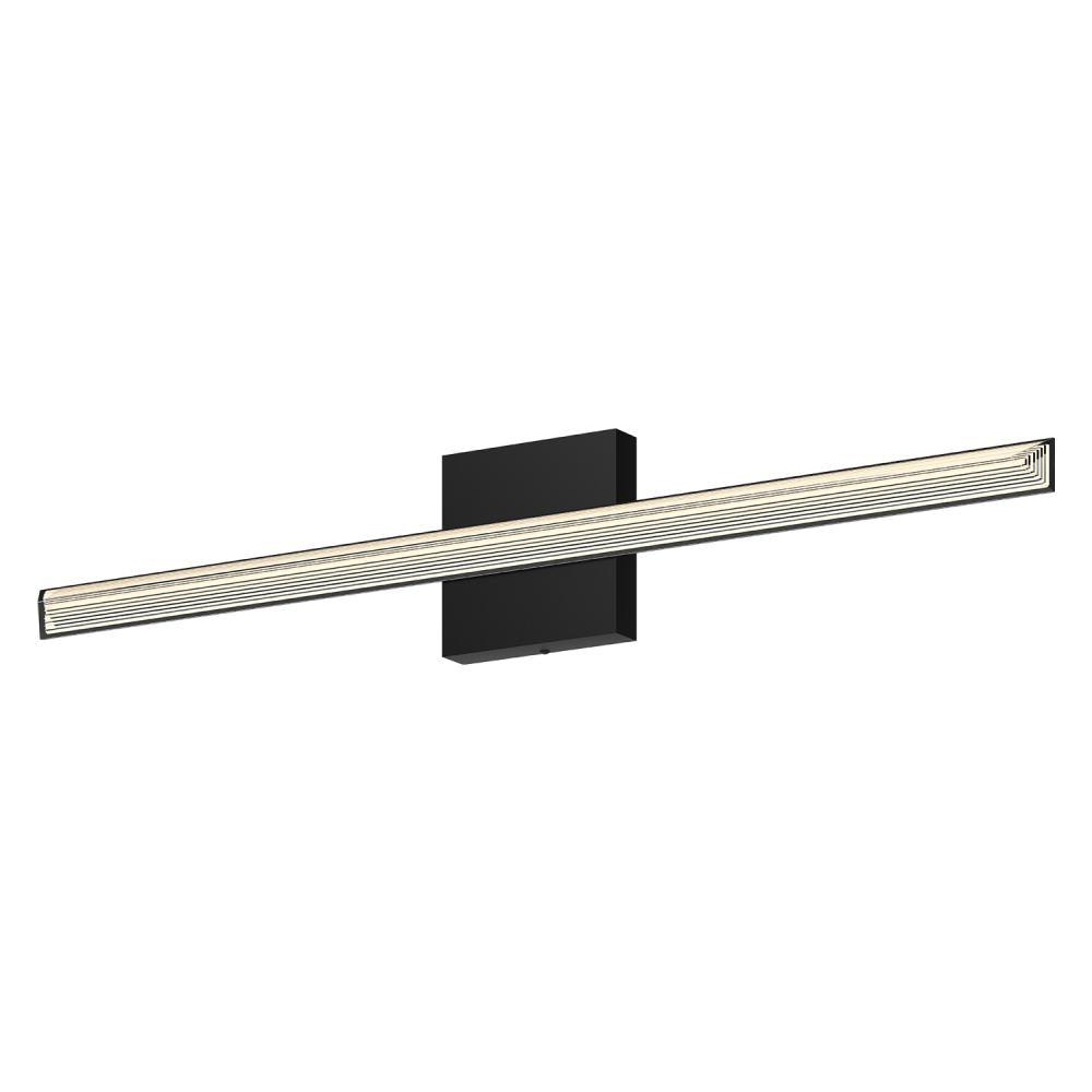 Kuzco Lighting VL27534-BK Vanity Light Fixture, UL Damp Rated, Black