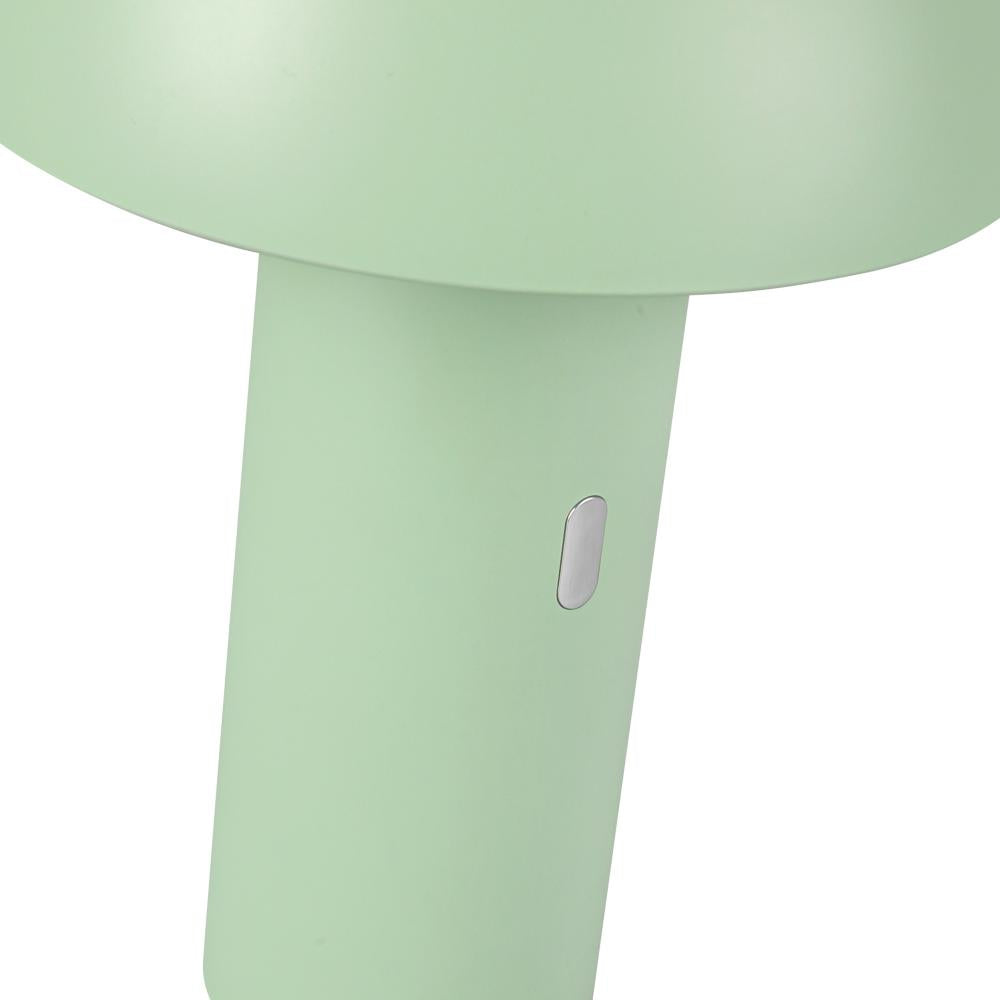 Kuzco TL65210-GN Setas 6-in Sage Green LED Table Lamp, UL Damp Rated, Sage Green