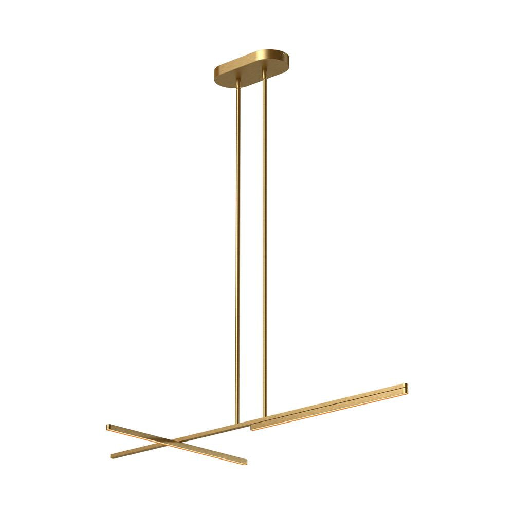 Kuzco Lighting LP28748-BG Shift 48-in LED Linear Pendant, Brushed Gold