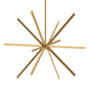 Kuzco Lighting CH14356-BG LED Chandelier, UL Damp Rated, Brushed Gold