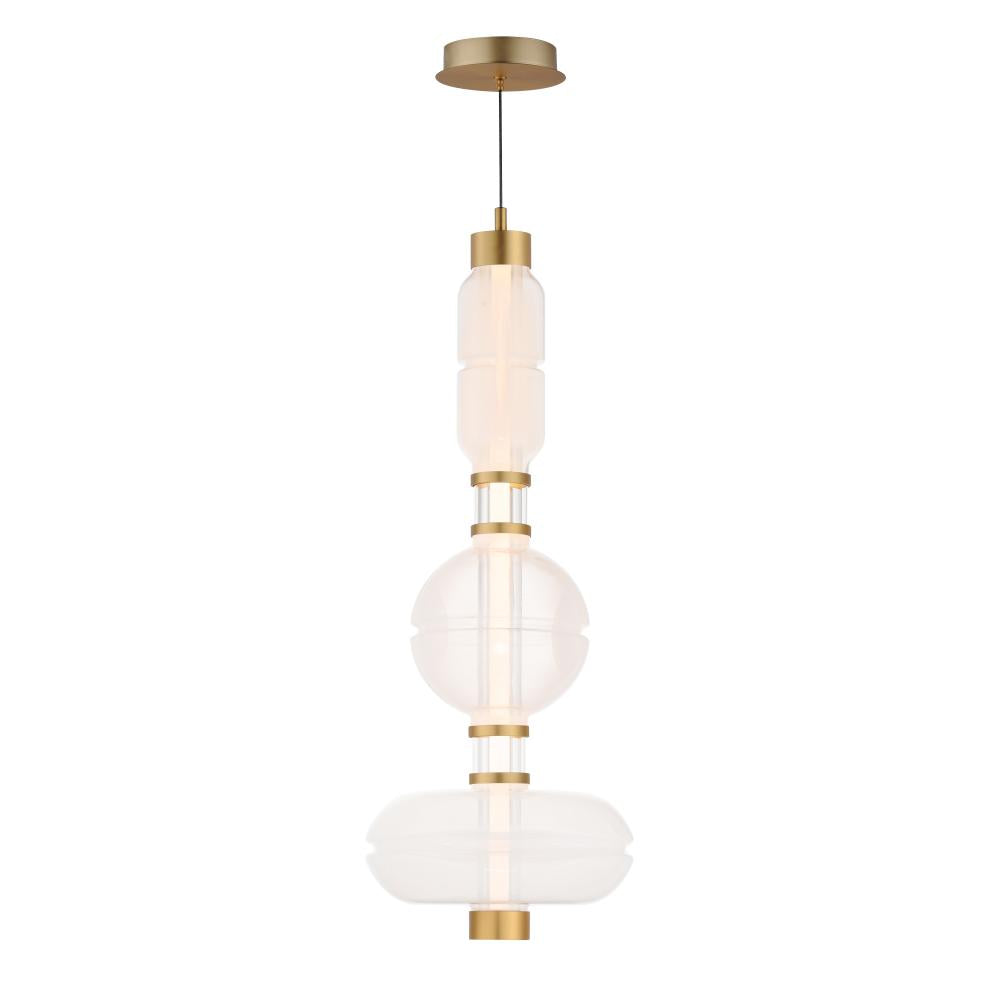 Studio M Lighting SM18593GLD Gusto 33" LED Single Pendant