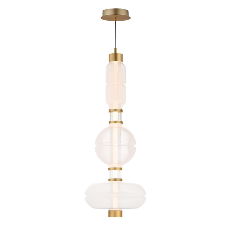 Studio M Lighting SM18593GLD Gusto 33" LED Single Pendant