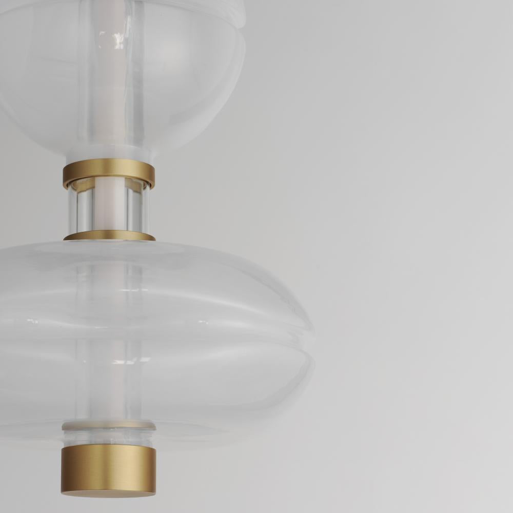 12 Inch Single Pendant – Gold - Alternate view